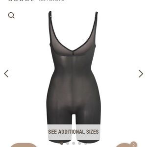 Skims SHEER SCULPT OPEN BUST BODYSUIT